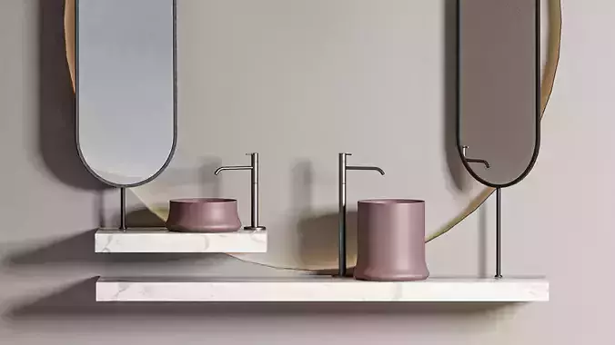Simas Sharp Bathroom set
