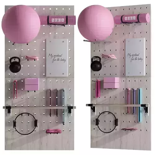 Yoga inventory set 1 3D model