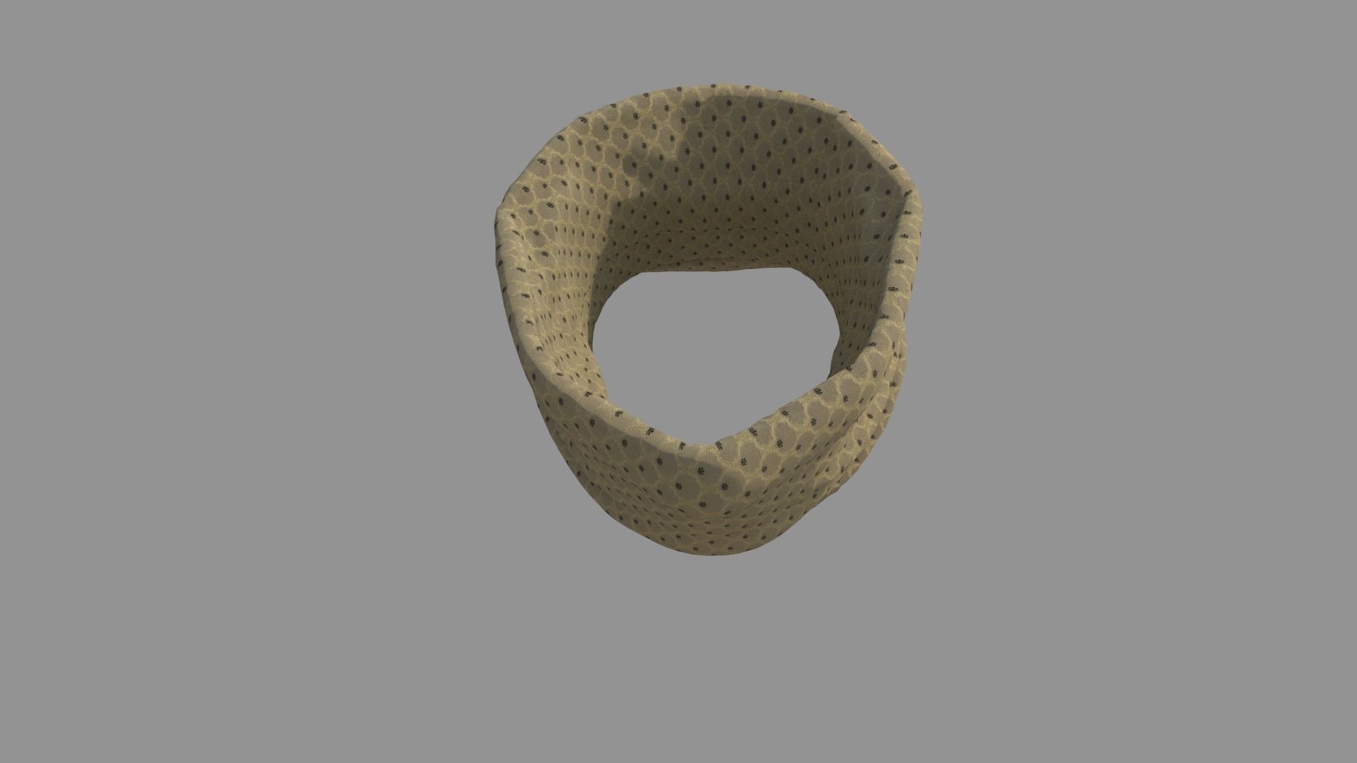 Scarf - High Neck Collar 3D model_6
