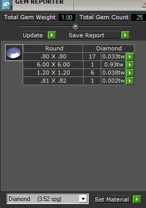Round shape illusion setting ring 3038 3D print model 3D print model_8