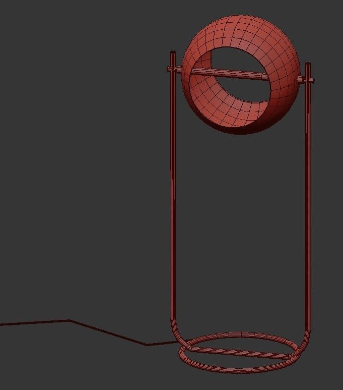 GLOBE TABLE LAMP 3D model_3