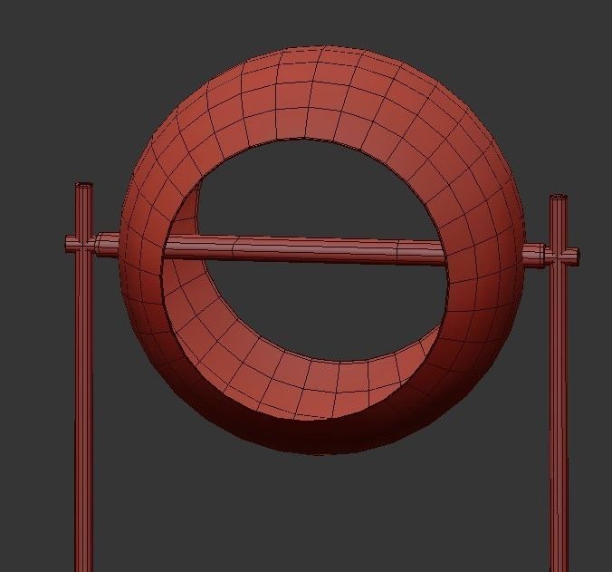 GLOBE TABLE LAMP 3D model_1