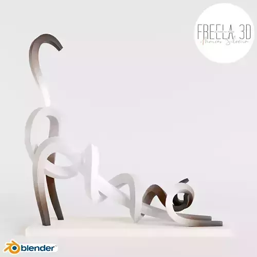 Cat Sculpture by Lee Sangsoo