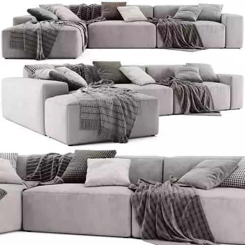 Jesse Daniel Chaise Longue Sofa 3D model