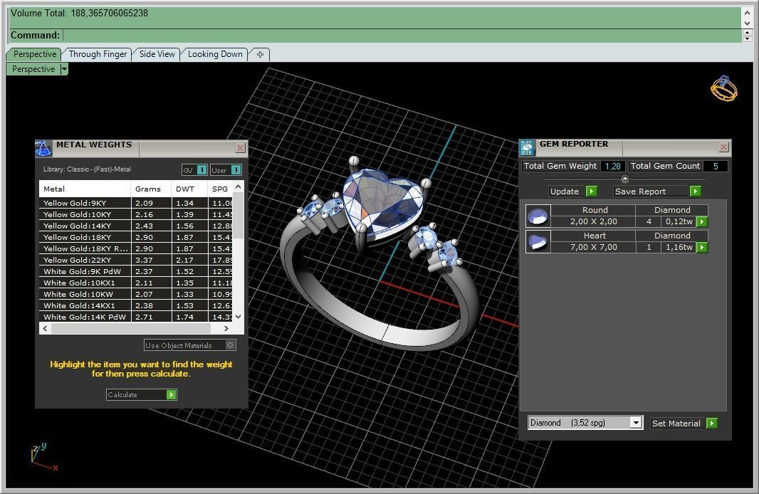 Ring with a heart 6 SIZE 3D print model_11