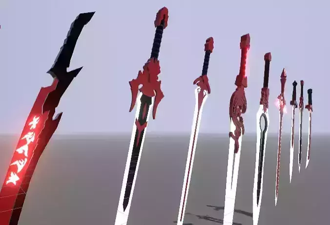 10 Stylized Swords