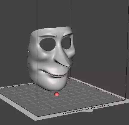 Sheriff Woody face mask 3D print model