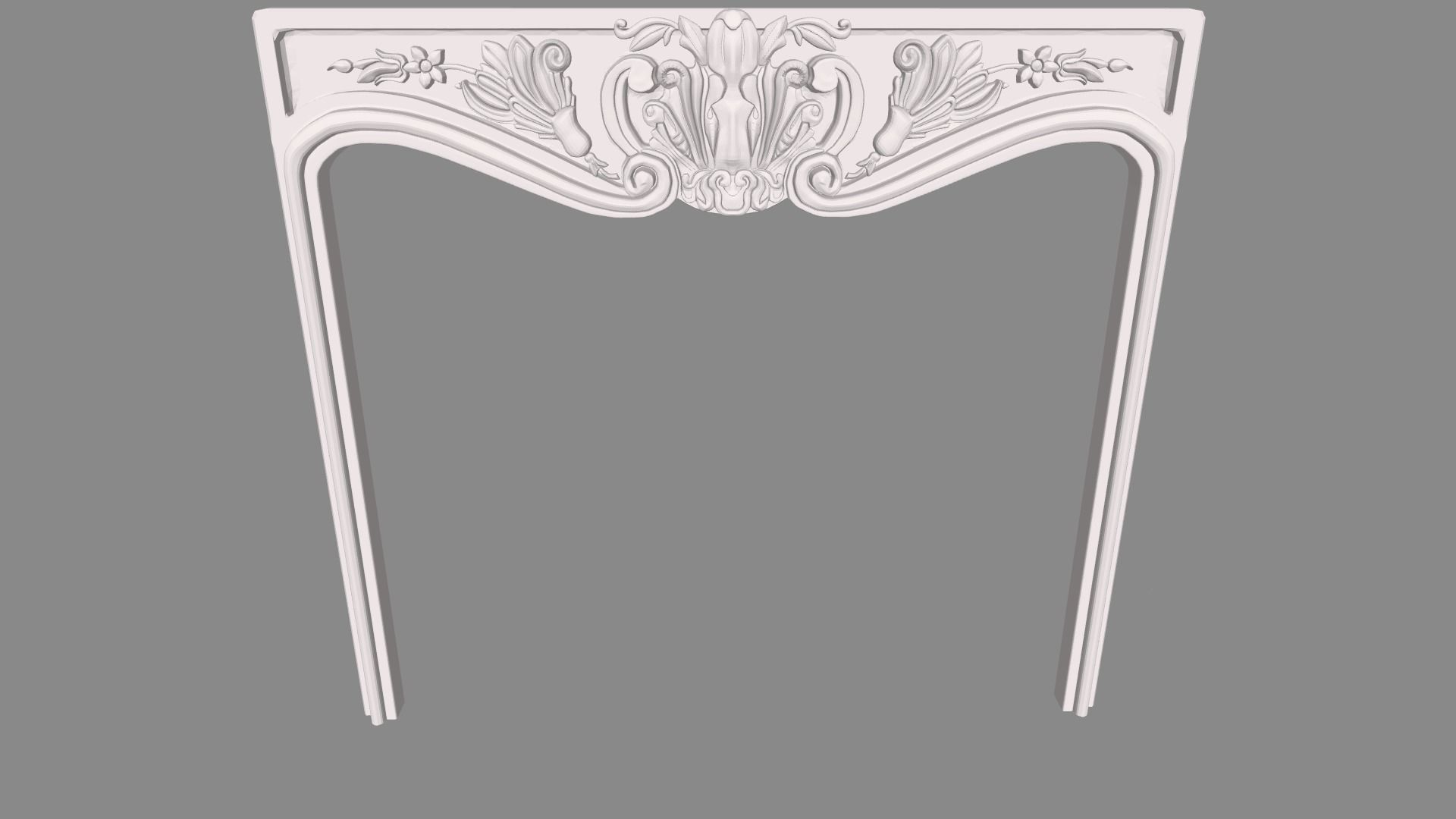 Fireplace 002 3D Model 3D print model_6