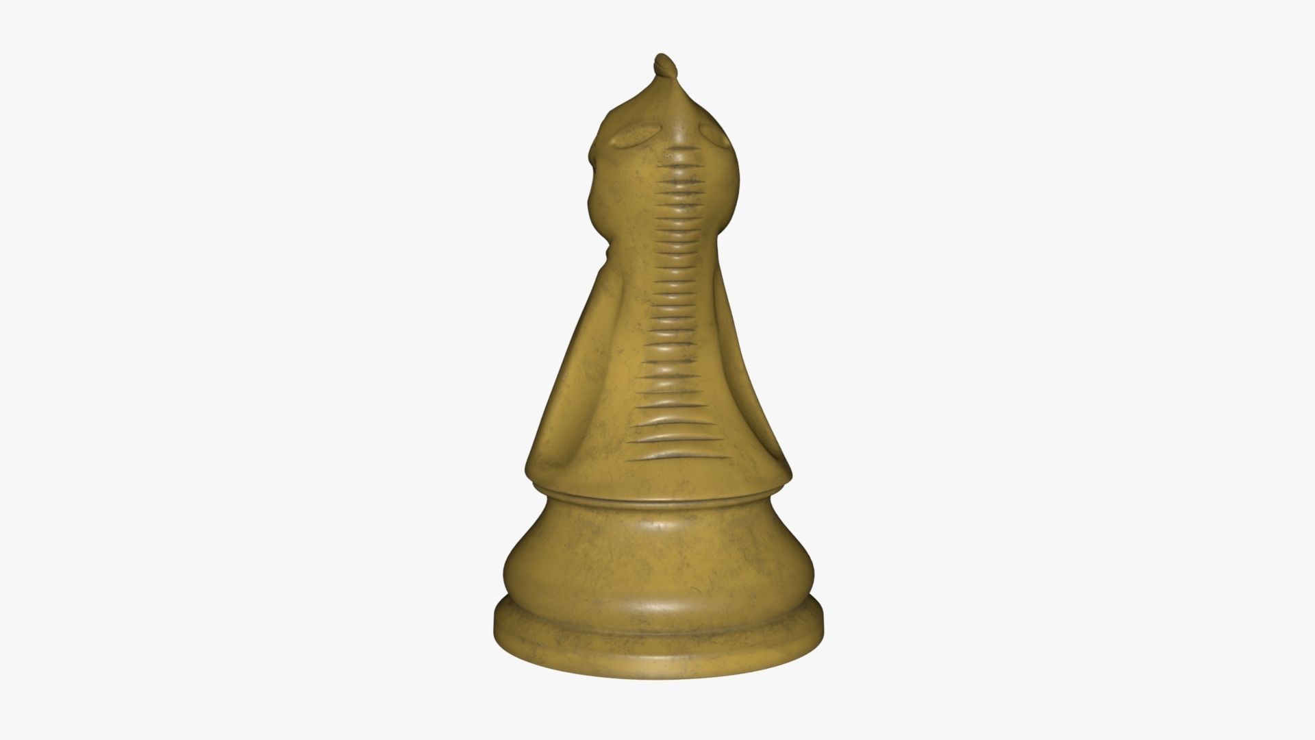 Chess Knight Low-poly 3D model_71