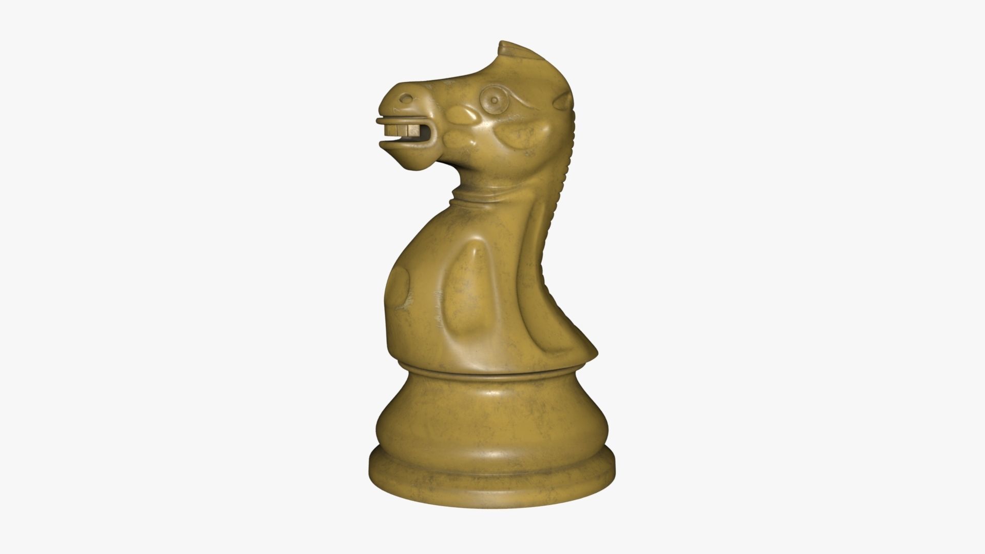 Chess Knight Low-poly 3D model_58