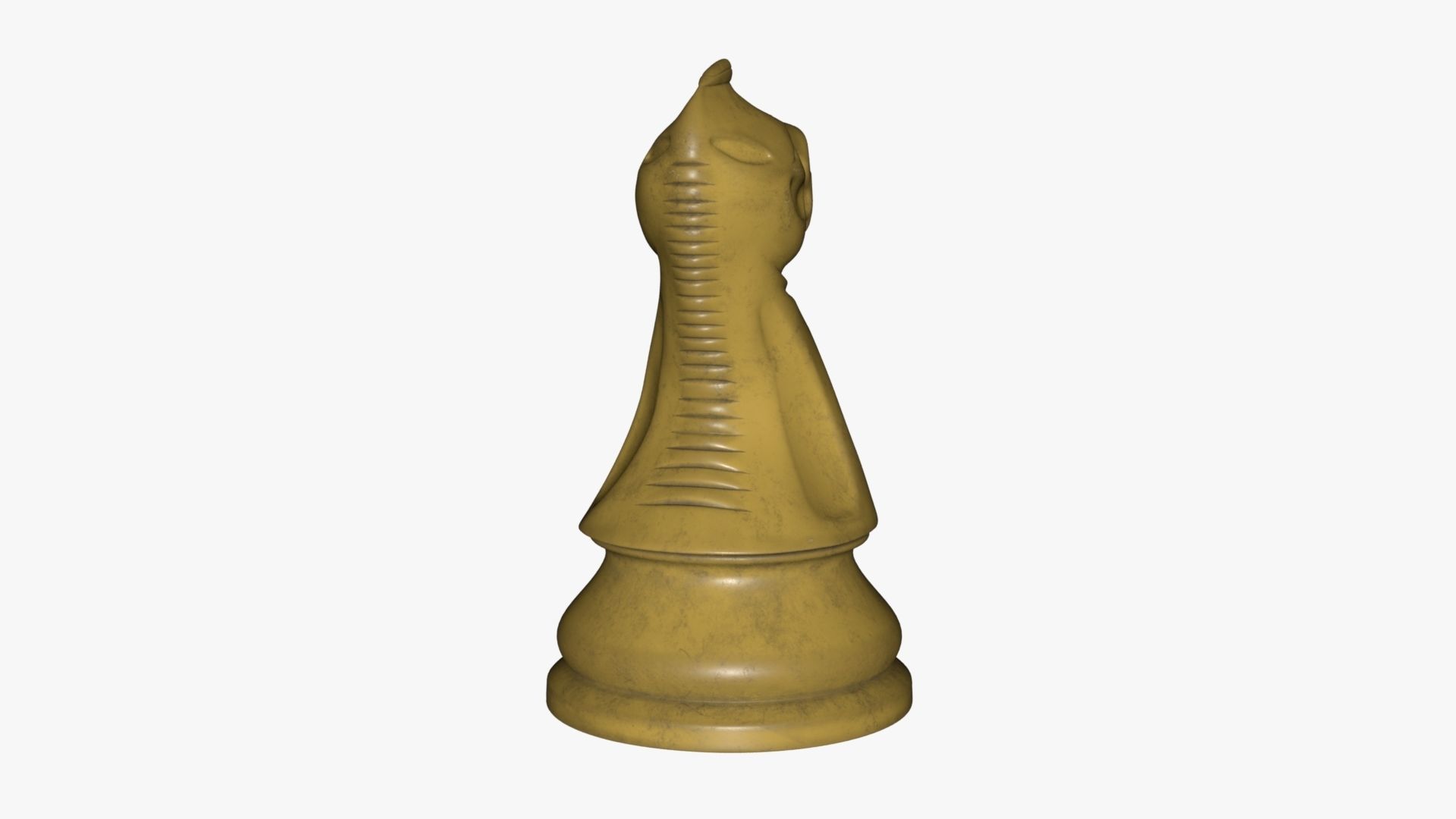 Chess Knight Low-poly 3D model_77