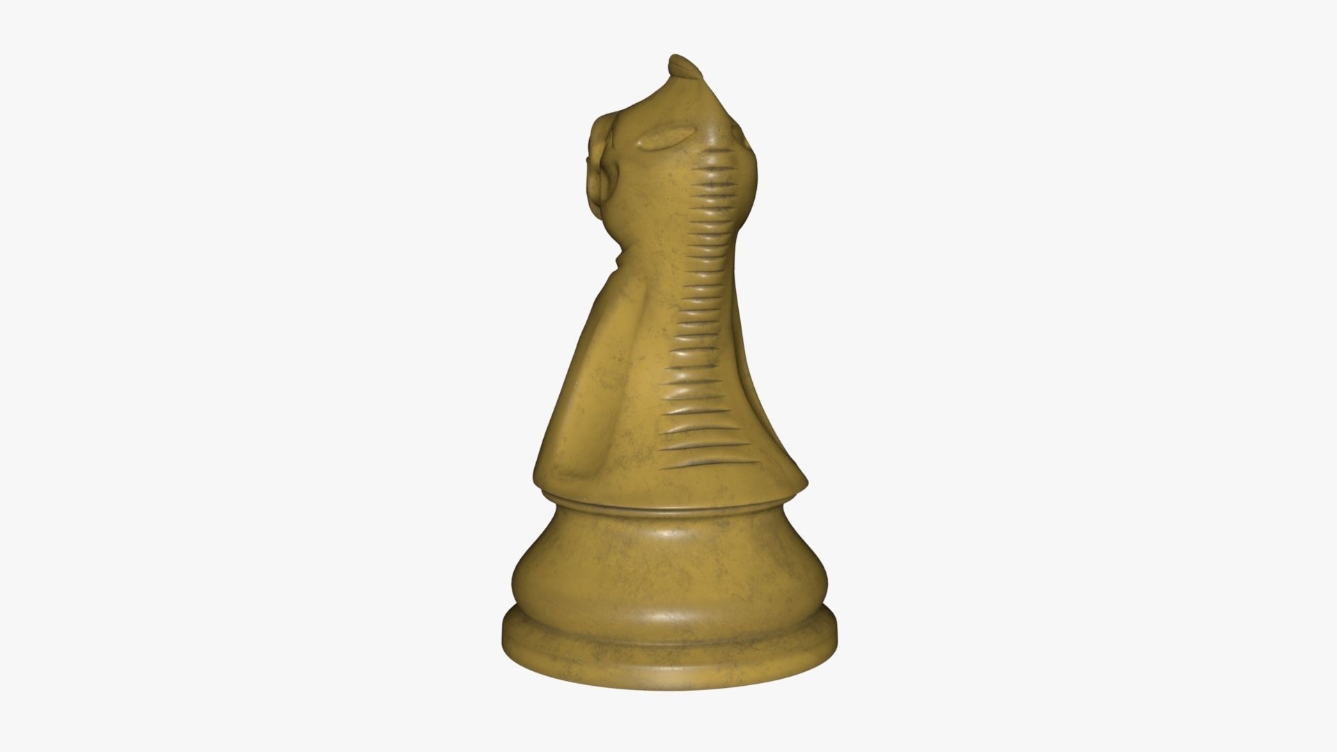 Chess Knight Low-poly 3D model_78