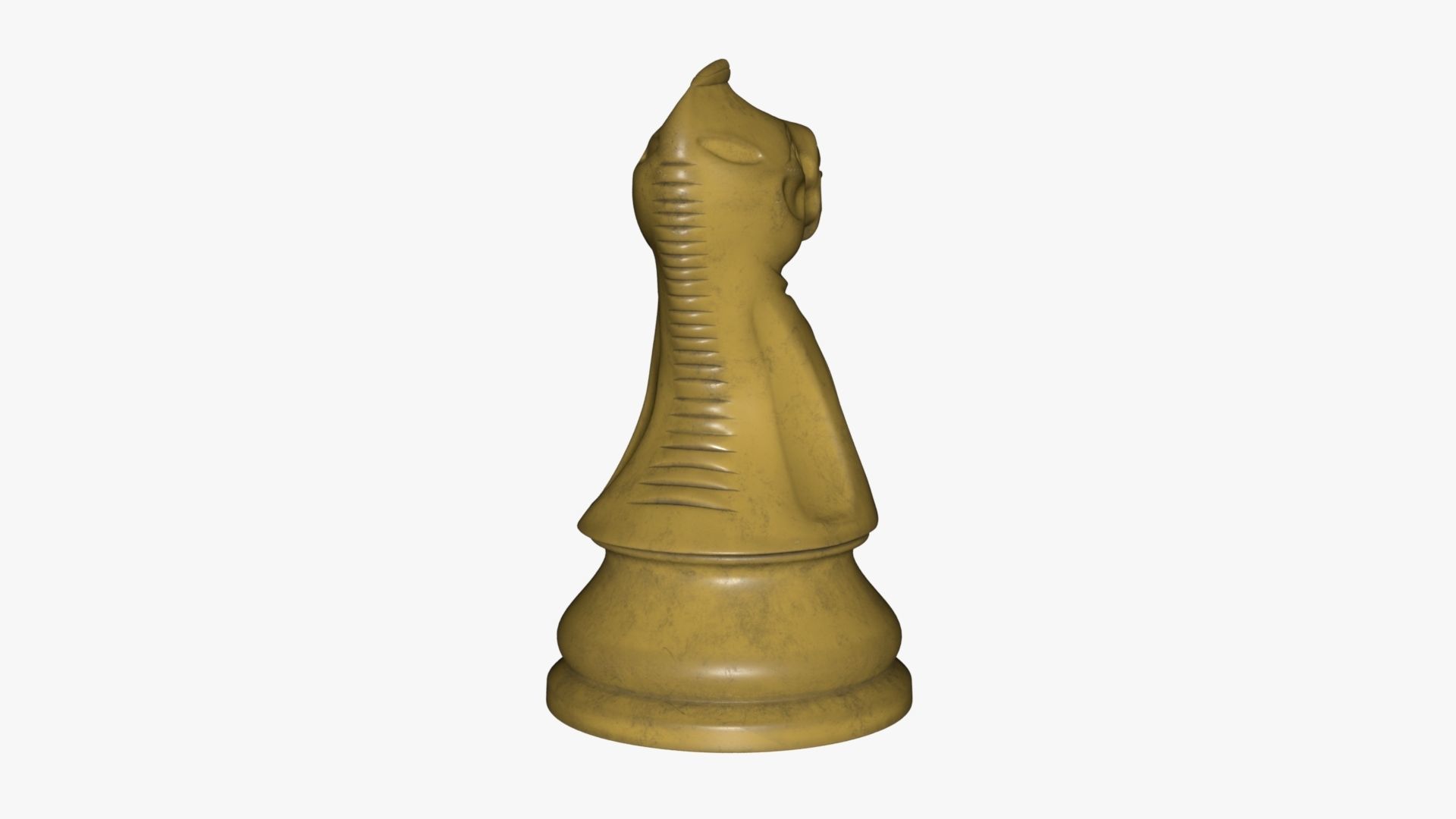 Chess Knight Low-poly 3D model_81