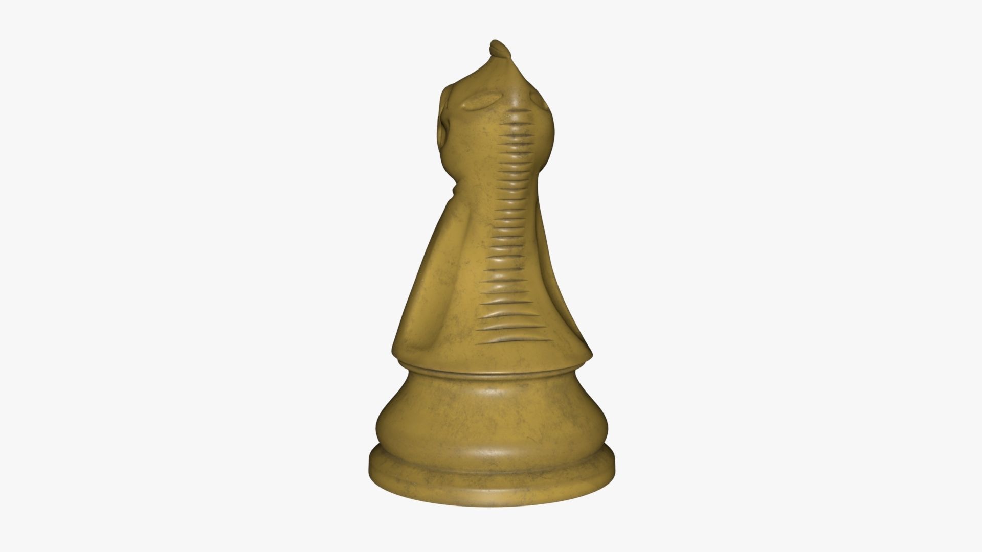 Chess Knight Low-poly 3D model_70