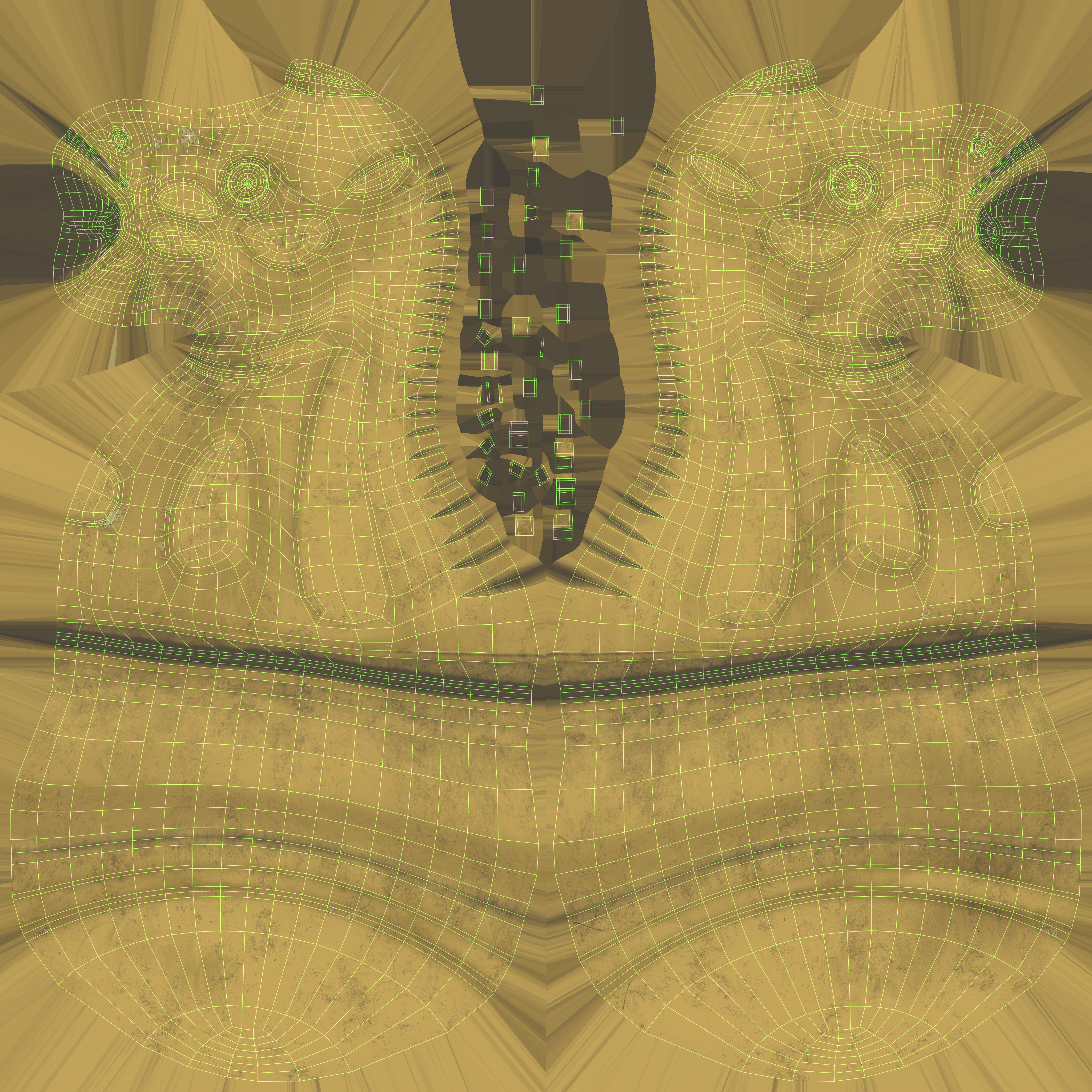 Chess Knight Low-poly 3D model_17