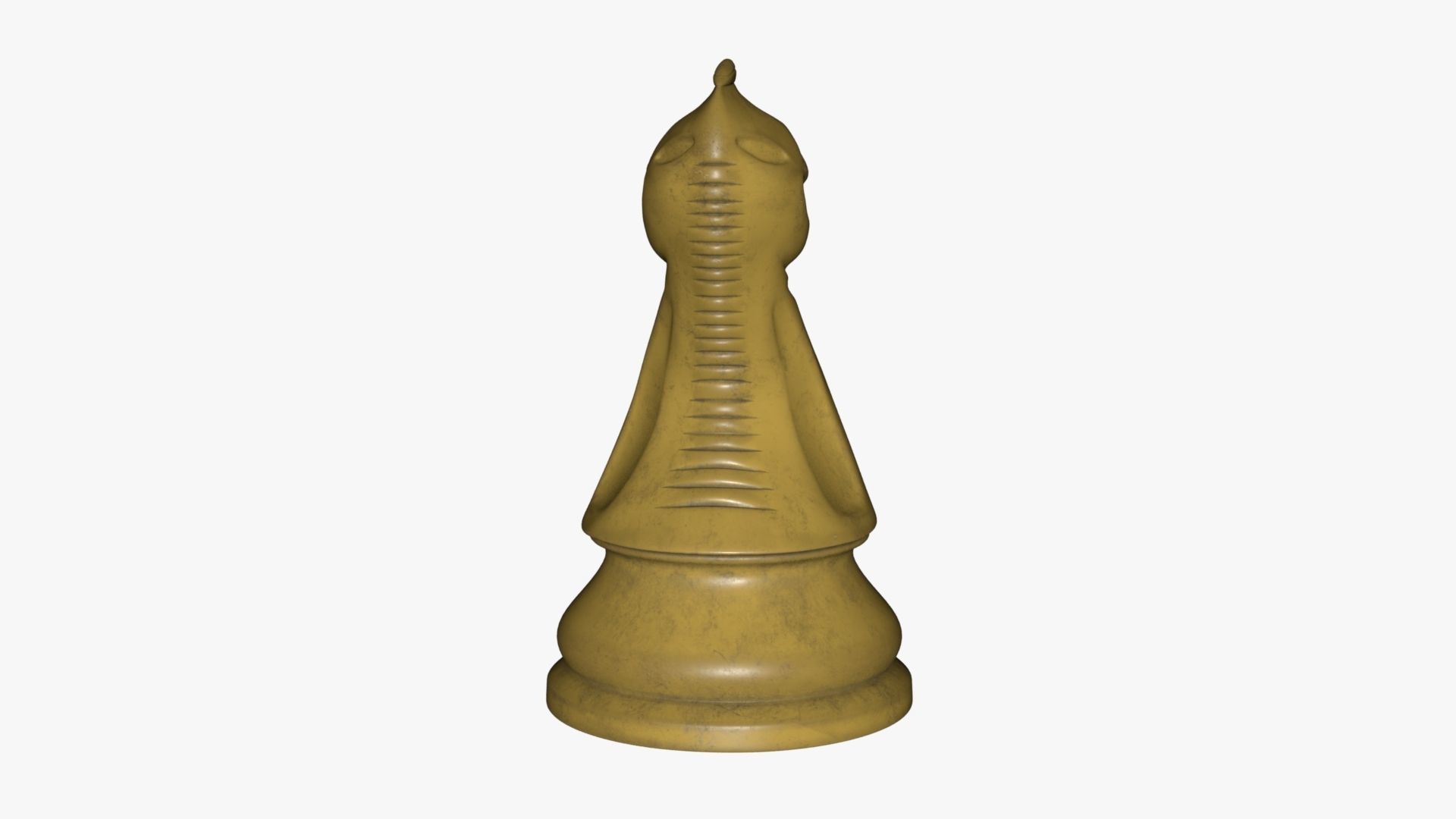 Chess Knight Low-poly 3D model_72