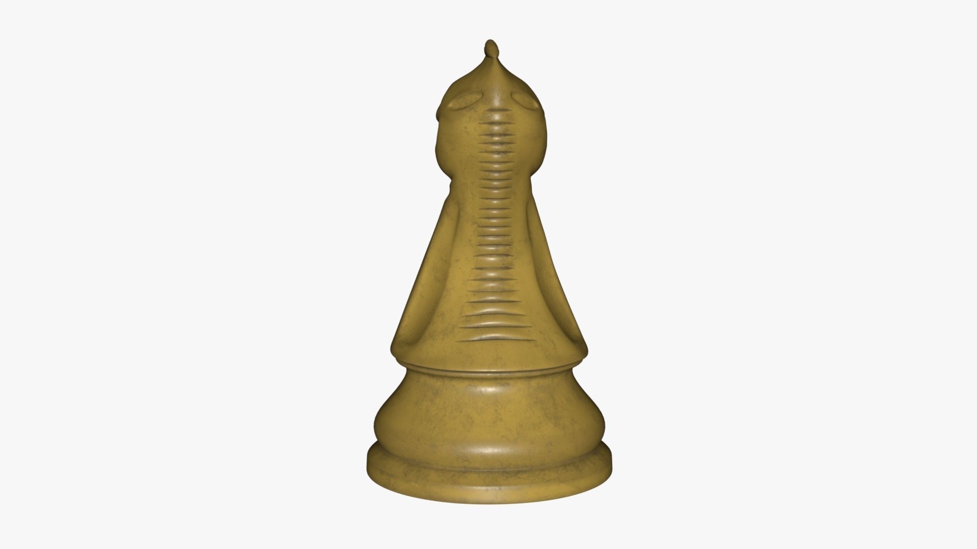 Chess Knight Low-poly 3D model_69