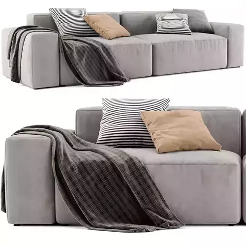 Jesse Daniel 2 Seats Sofa 3D model