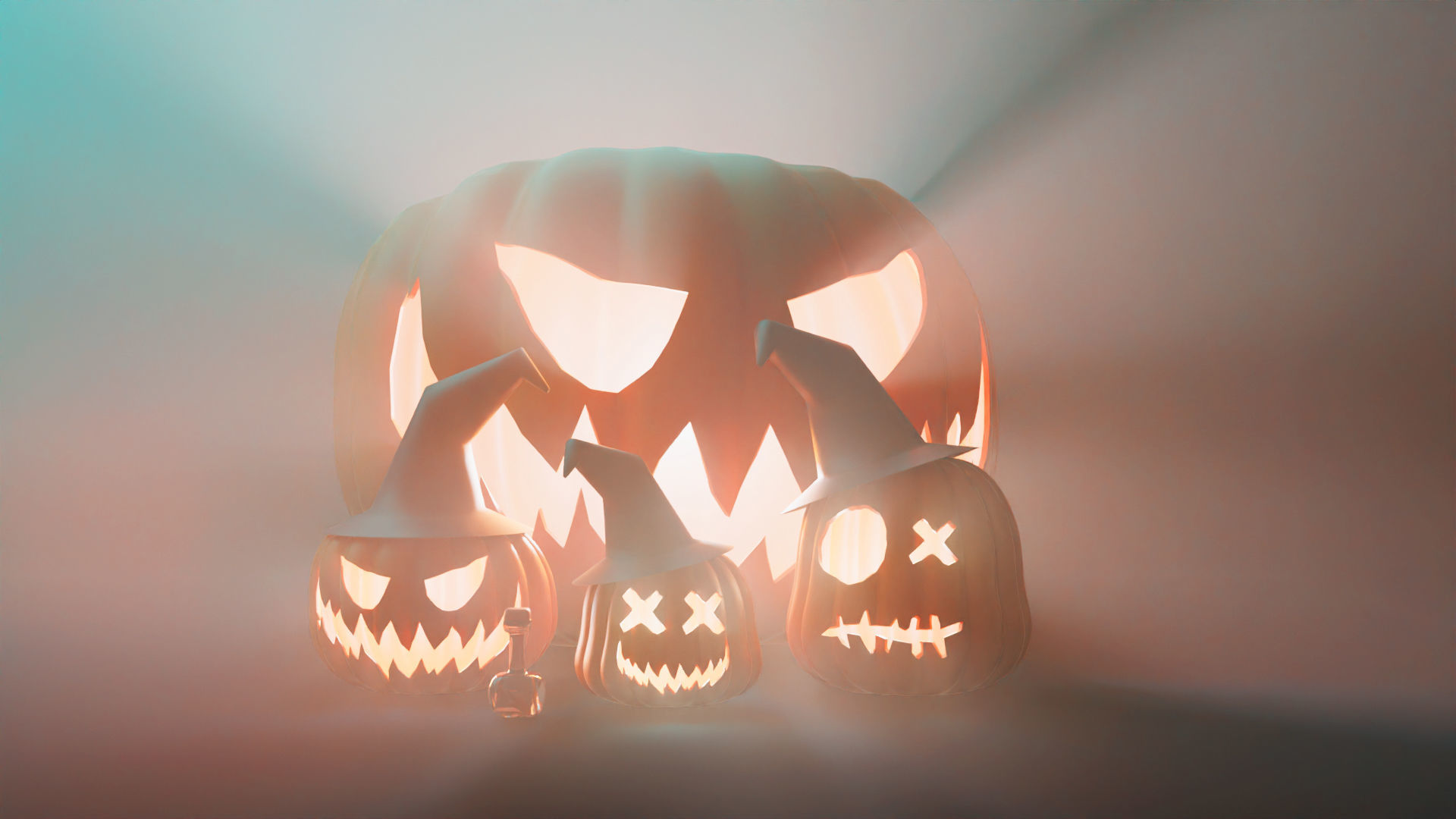 Halloween Pumpkin 3D model_3