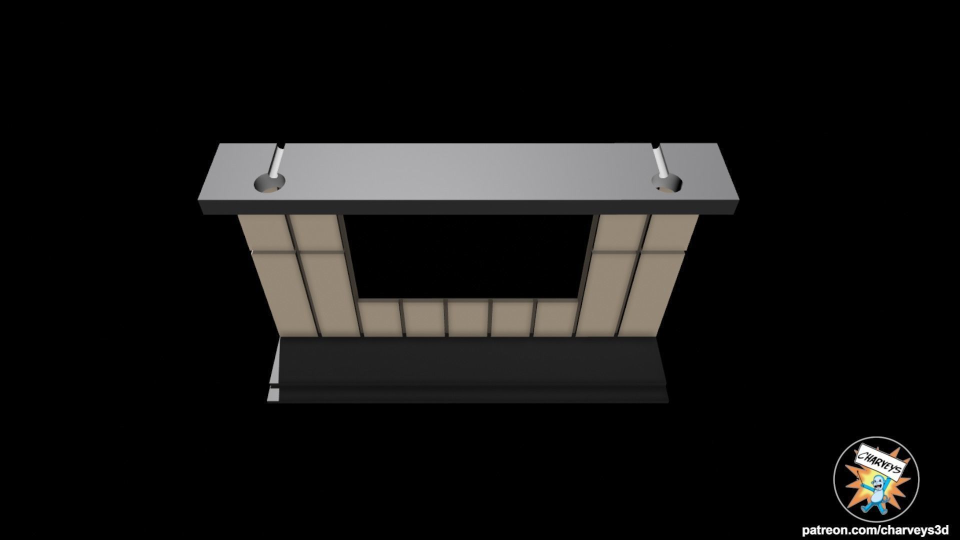 Star Wars Yavin Briefing Diorama for action figures 3D print model_4