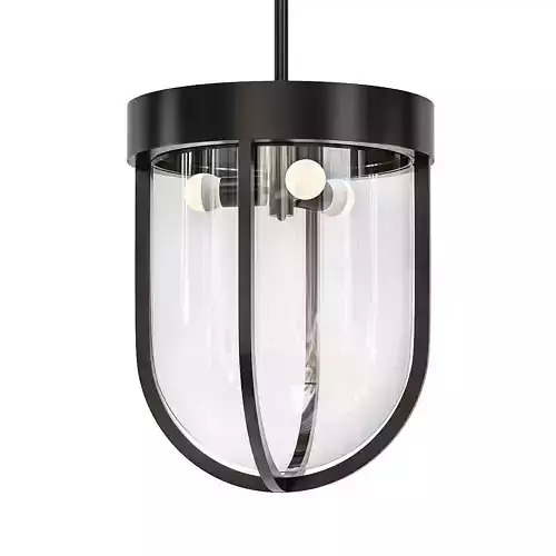 FACTORY pendant light with clear glass