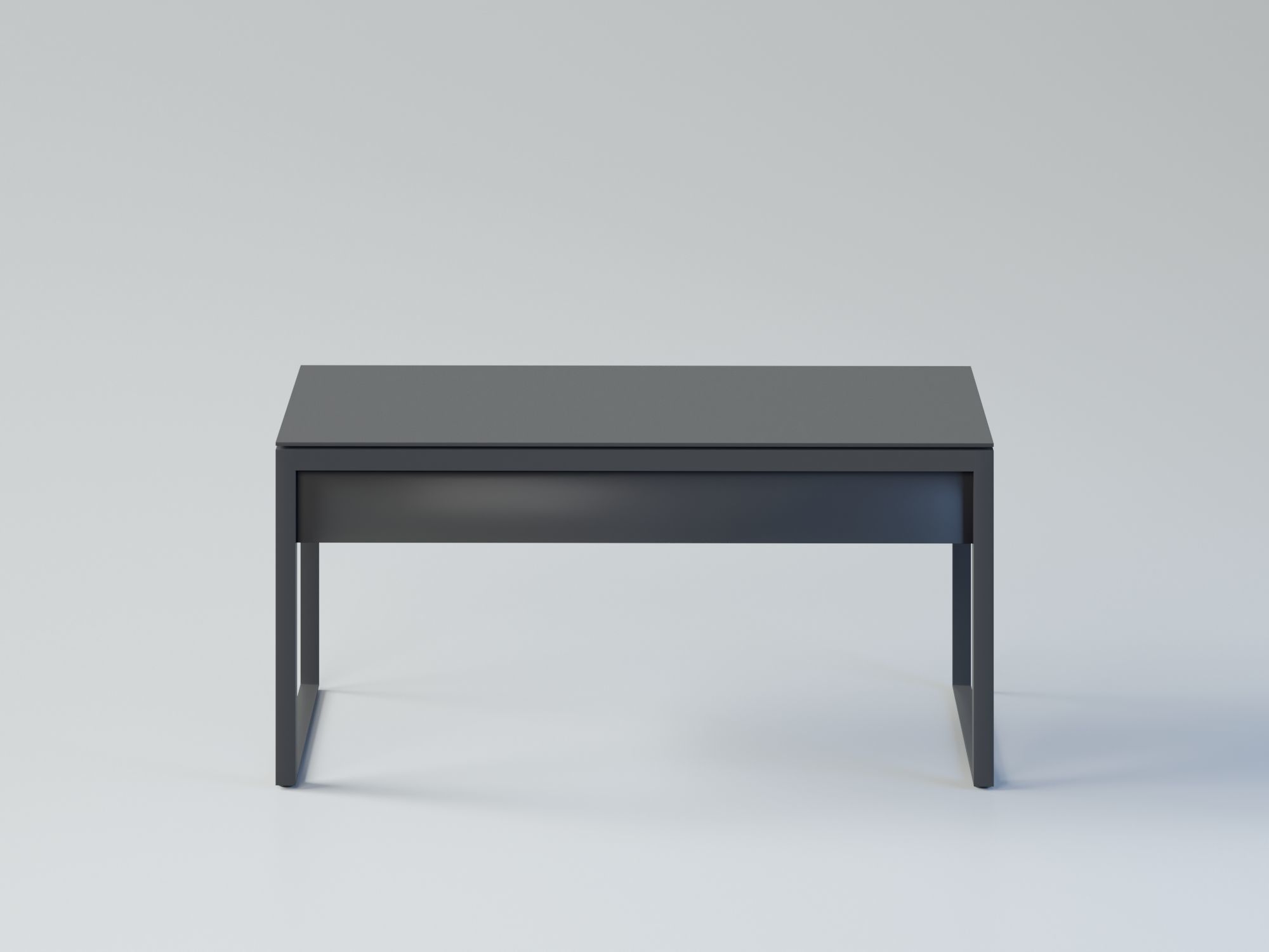 Word desk Low-poly 3D model_10