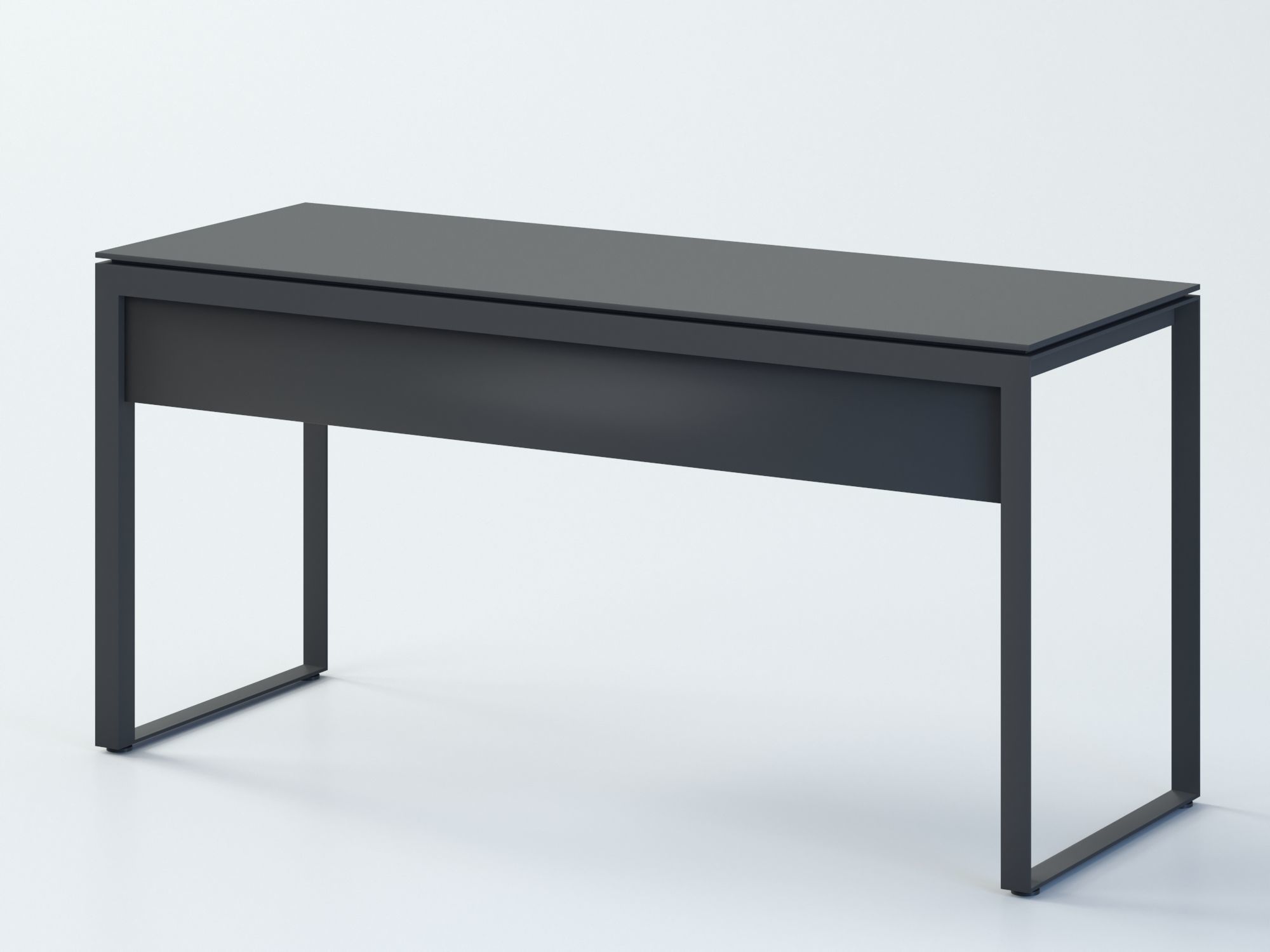 Word desk Low-poly 3D model_4