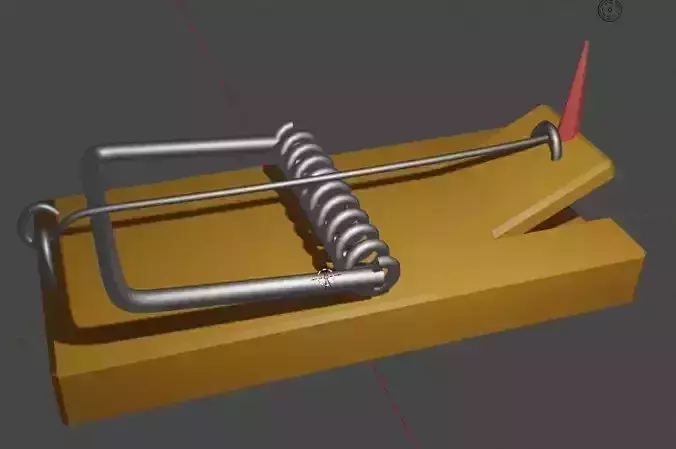mouse trap 3D model