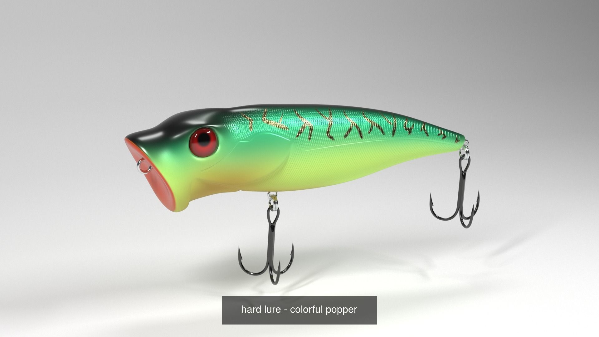 Hard fishing lures  3D Model Collection_10