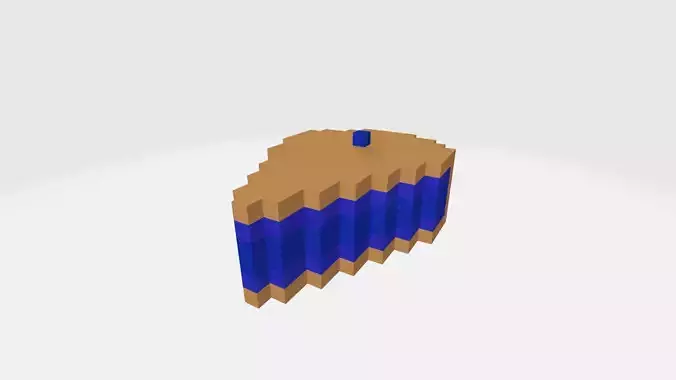 Voxel Blueberry pie