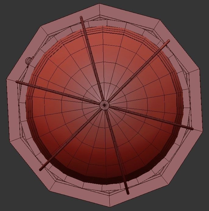 MALPLAQUET FLUSHMOUNT 3D model_2