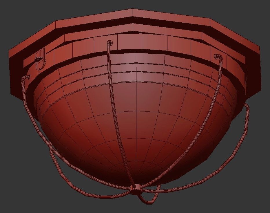 MALPLAQUET FLUSHMOUNT 3D model_1