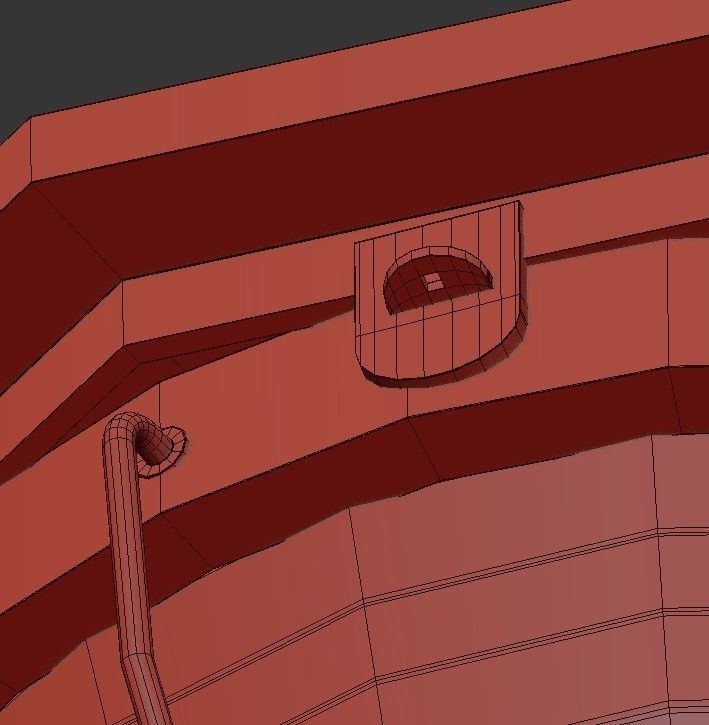 MALPLAQUET FLUSHMOUNT 3D model_3