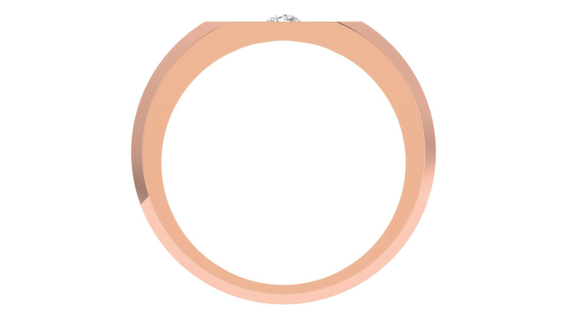 Diamond Couple Band Ring 3dm stl render detail  3D print model_7