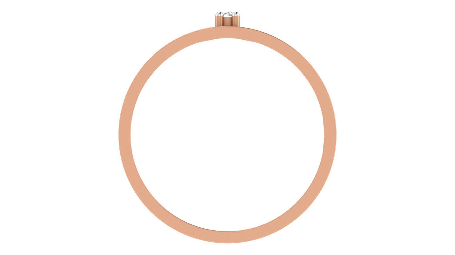 Diamond Couple Band Ring 3dm stl render detail  3D print model_7