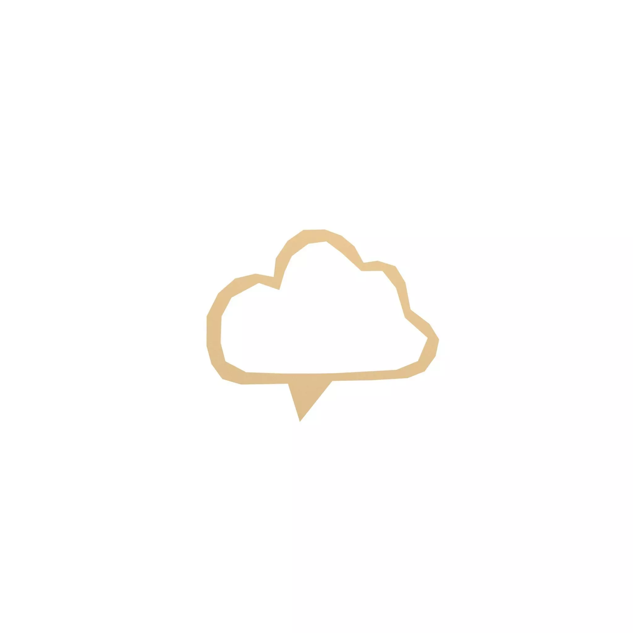 Speech Balloon v21 002 Low-poly 3D model_0