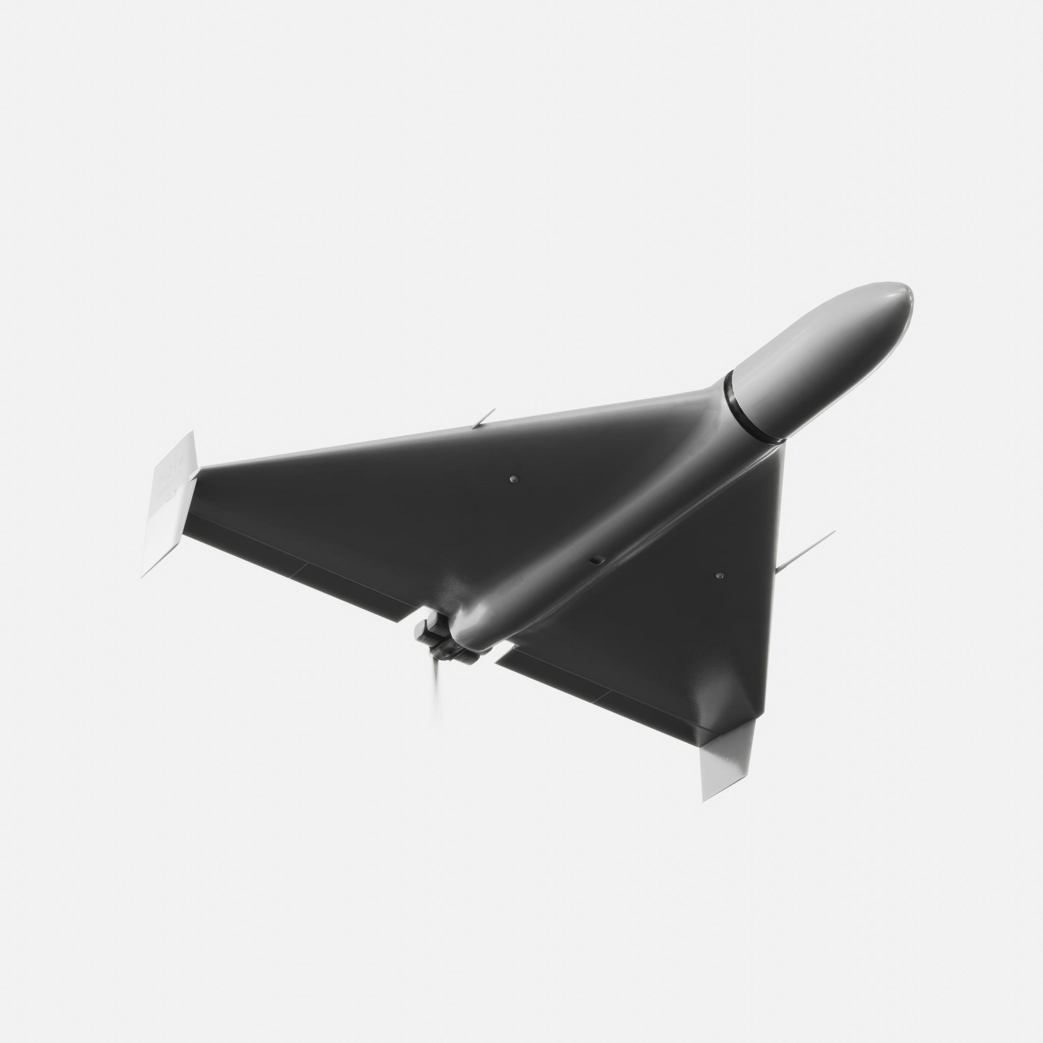 Shahed 136 drone Low-poly 3D model_5