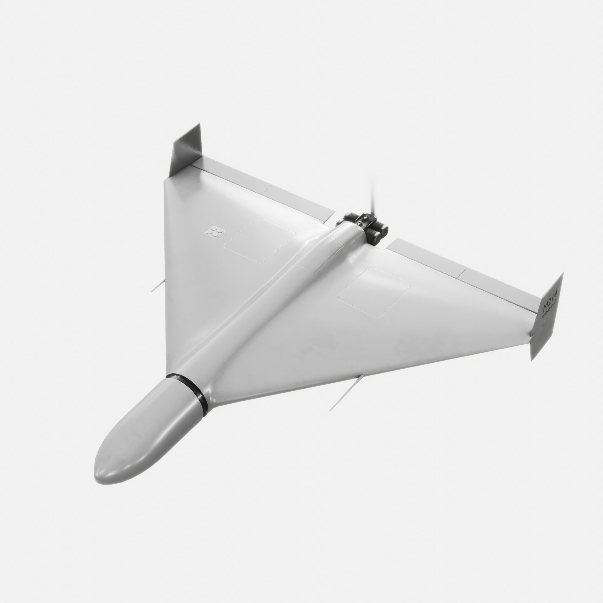 Shahed 136 drone Low-poly 3D model_3