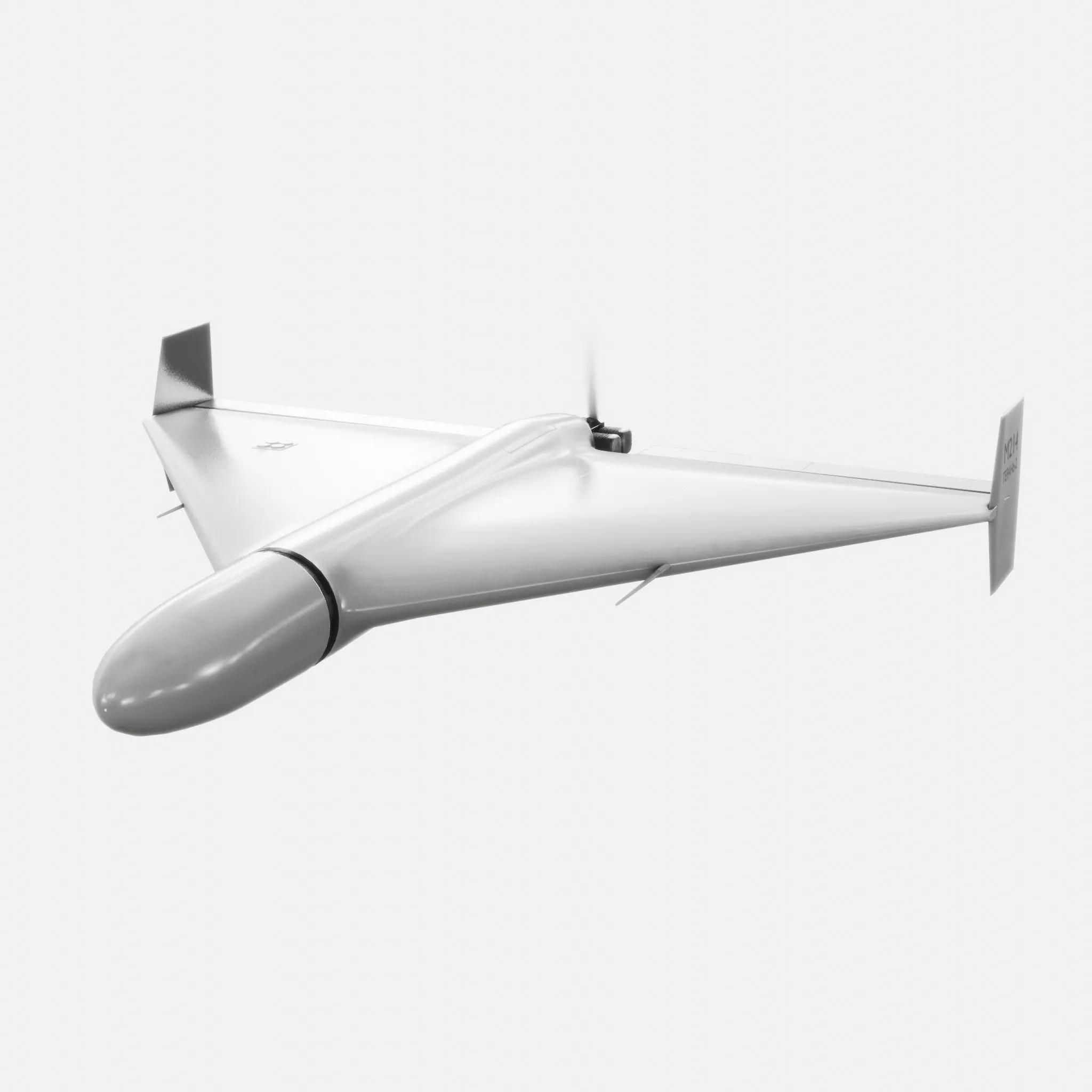 Shahed 136 drone Low-poly 3D model_0