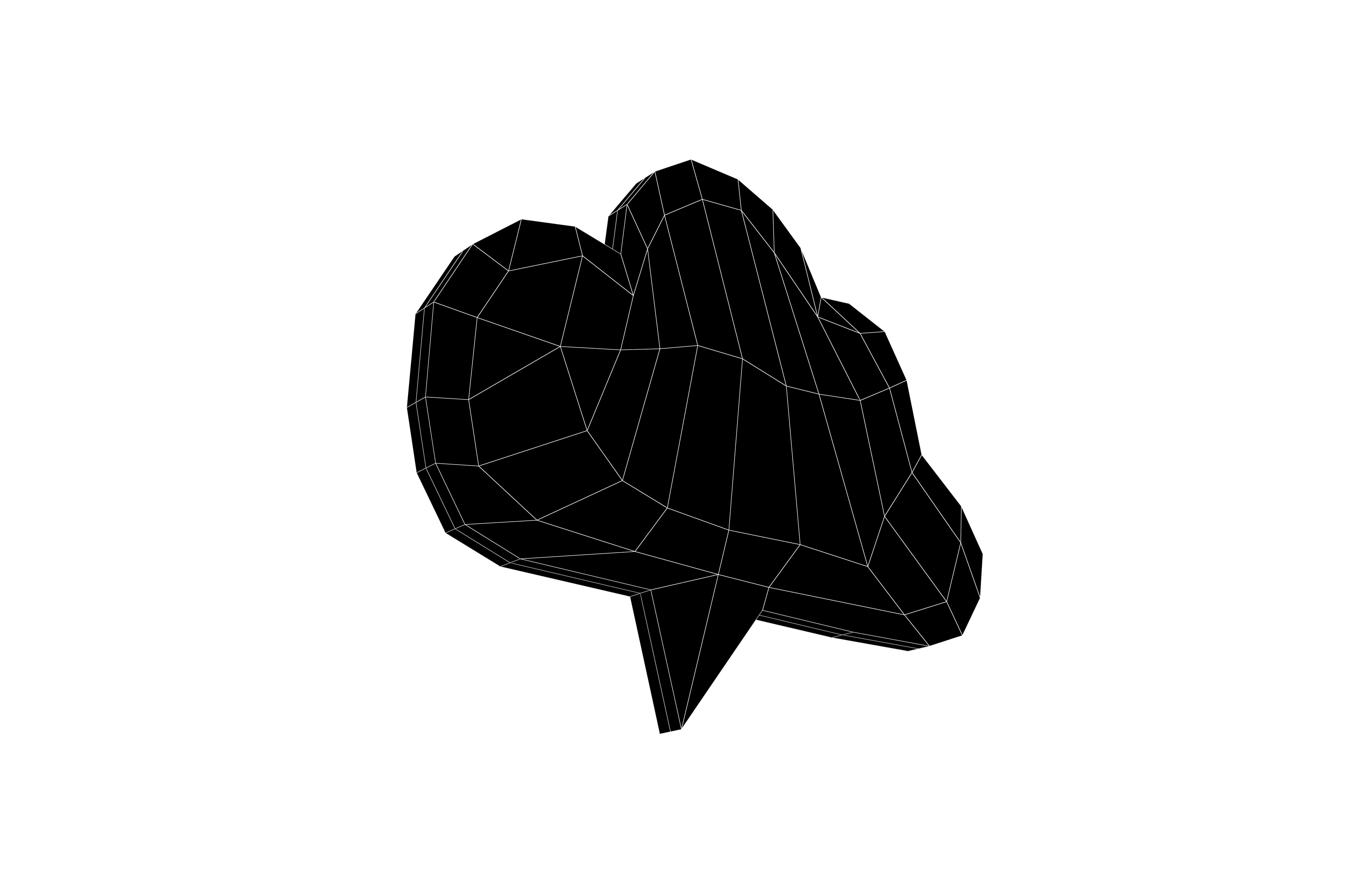 Speech Balloon v21 003 Low-poly 3D model_5