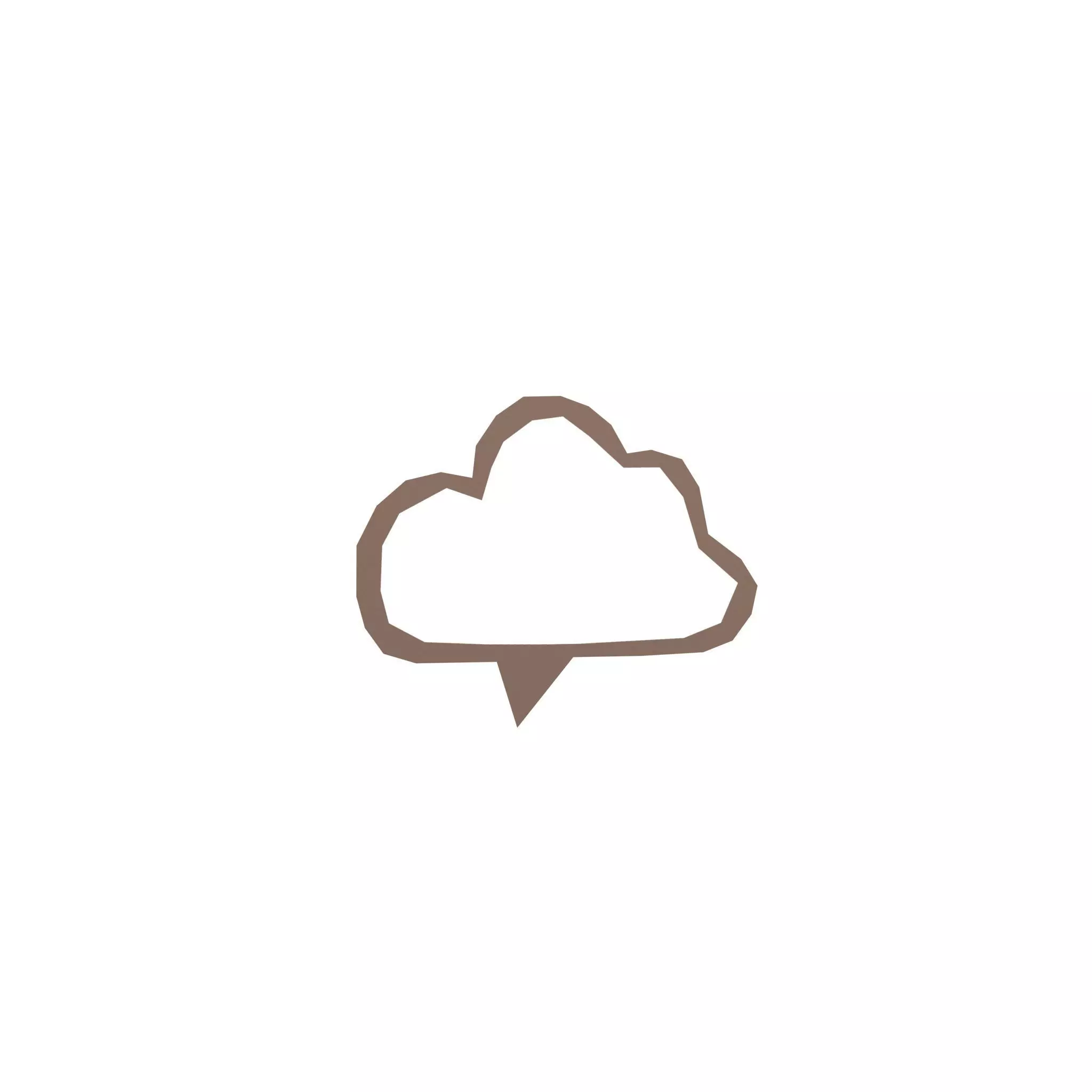 Speech Balloon v21 003 Low-poly 3D model_0