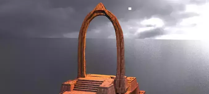 Dantes Underworld Staircase Tall arch