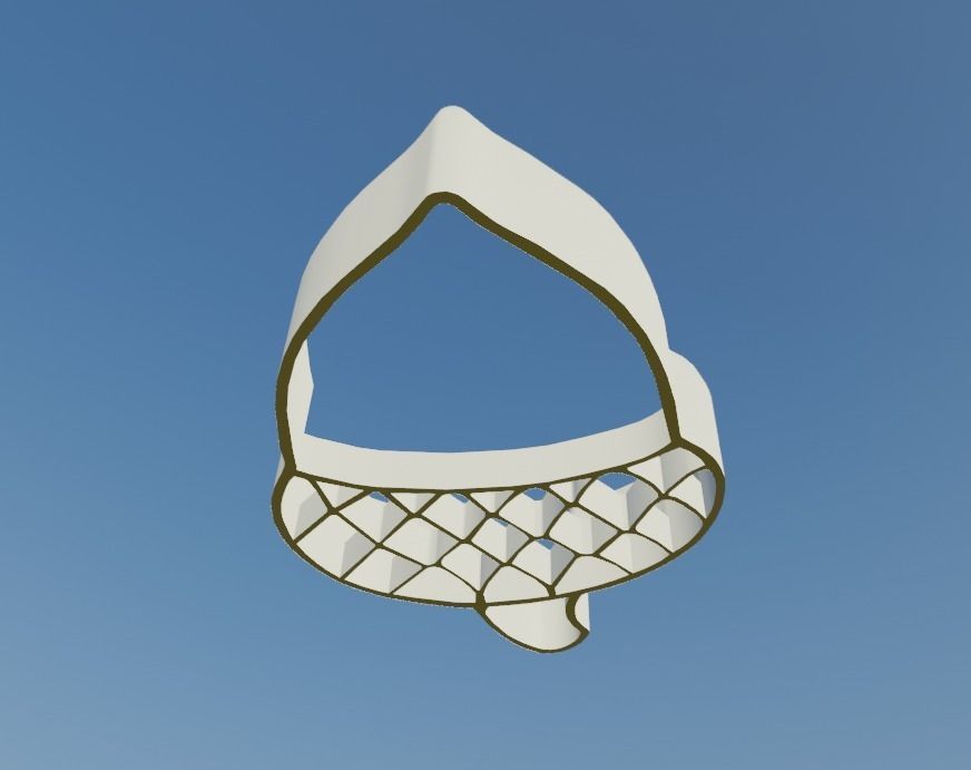 Acorn Cookie Cutter 3D print model_6
