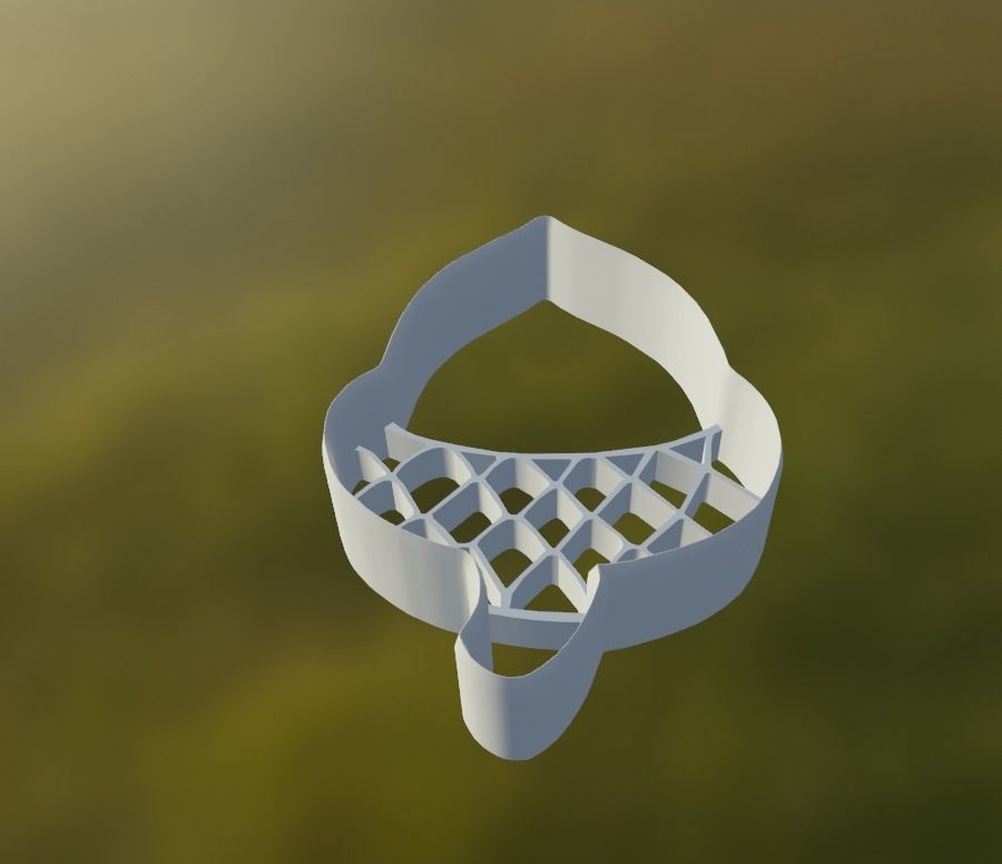 Acorn Cookie Cutter 3D print model_4