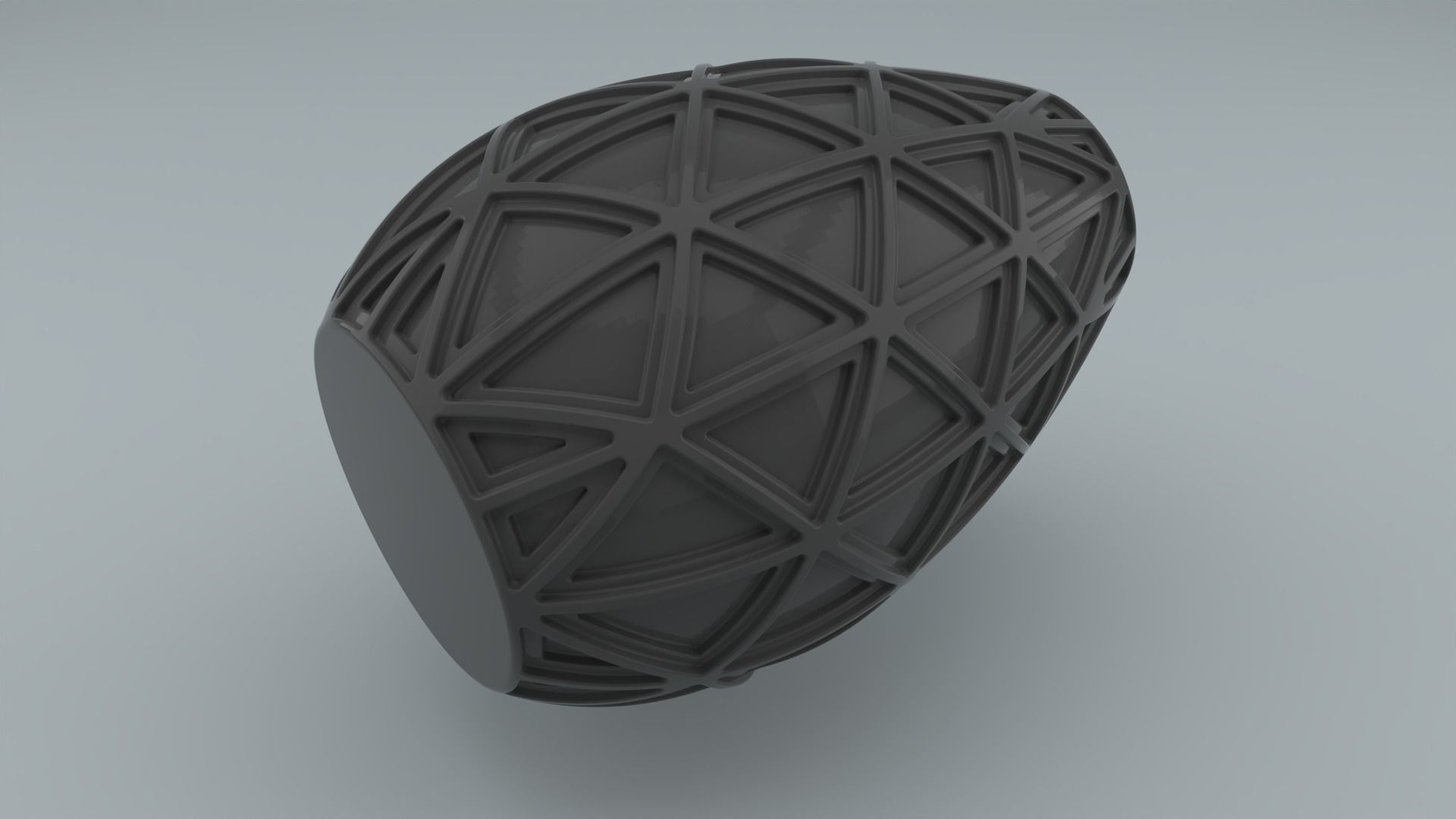 Vase collection bottle with wave pattern 3D print model_4