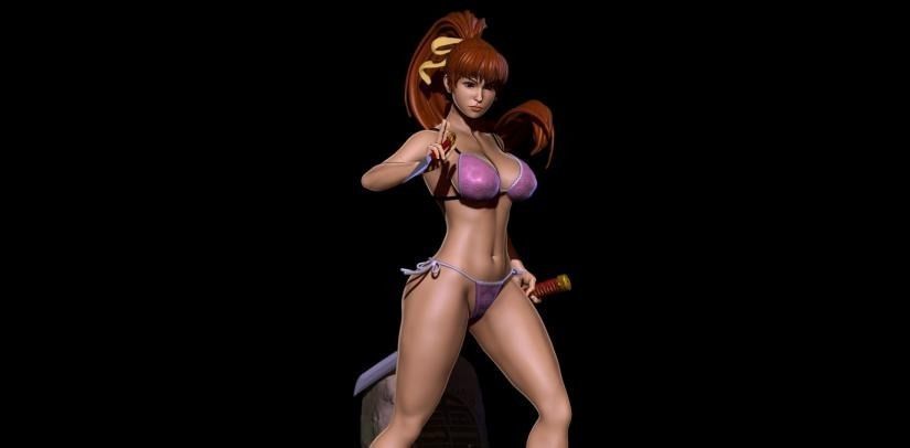 kasumi dead or live 3D print model_1