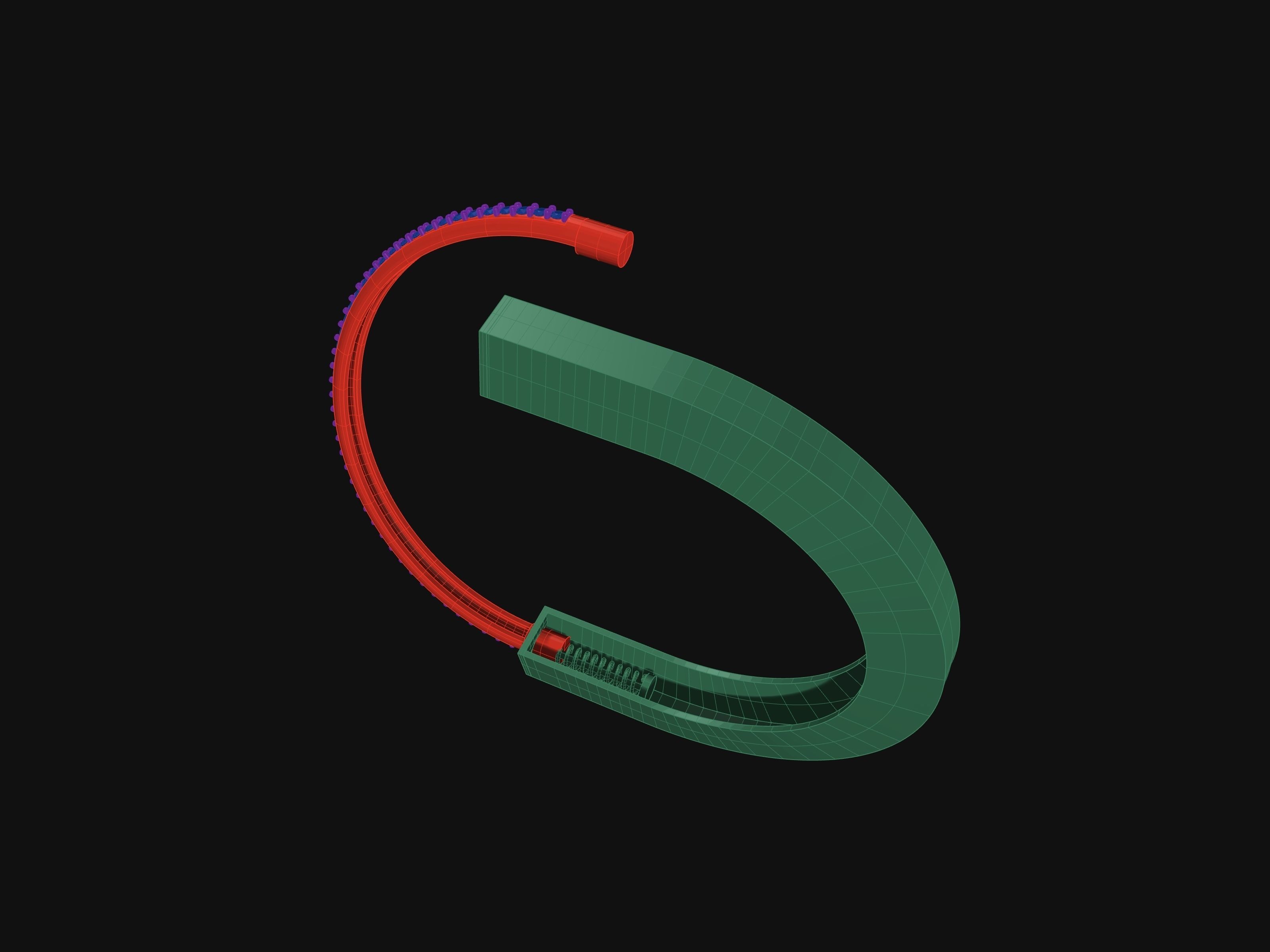 BRACELETS TIFFANY LOCK 3D print model_3