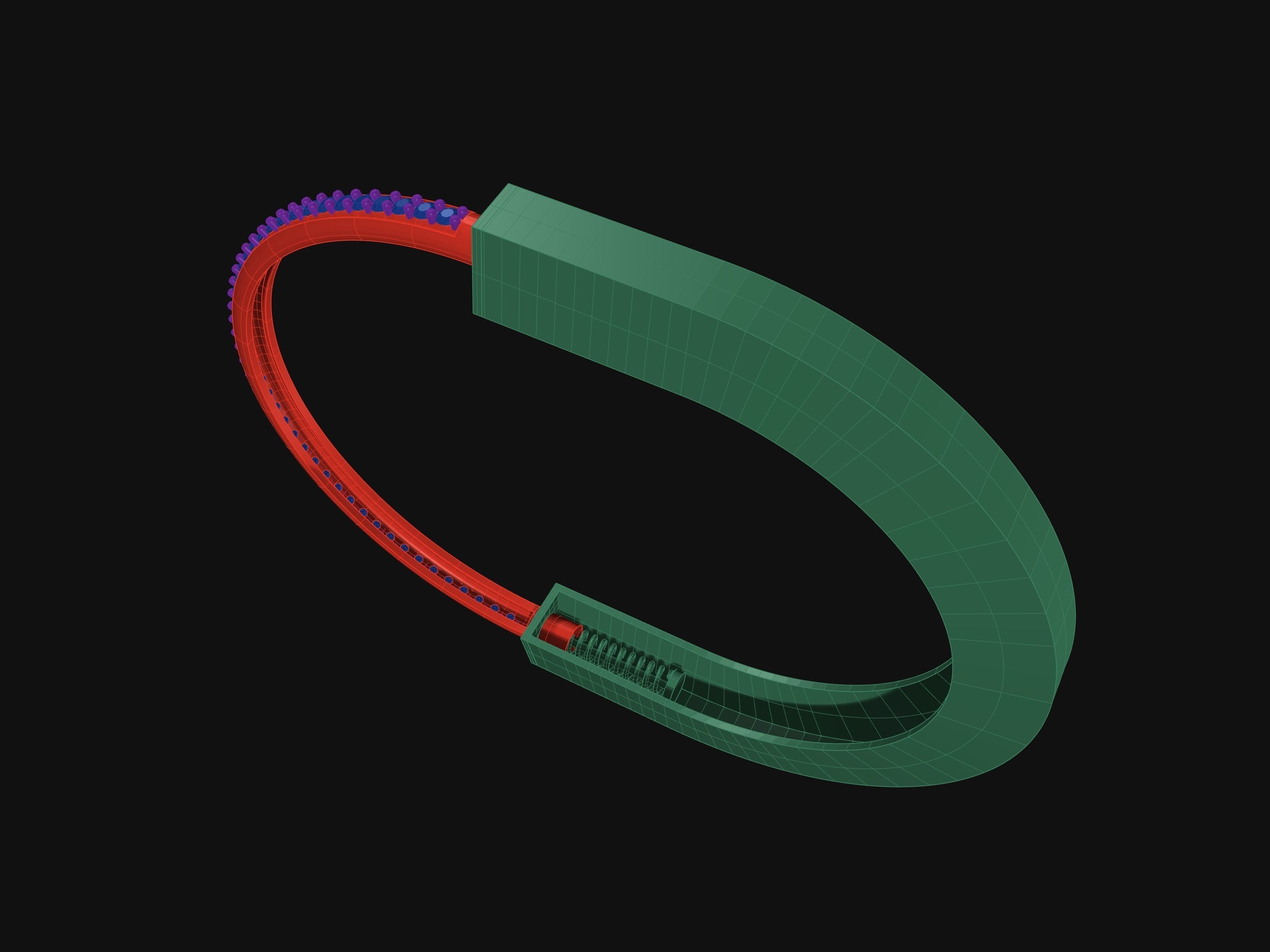 BRACELETS TIFFANY LOCK 3D print model_2