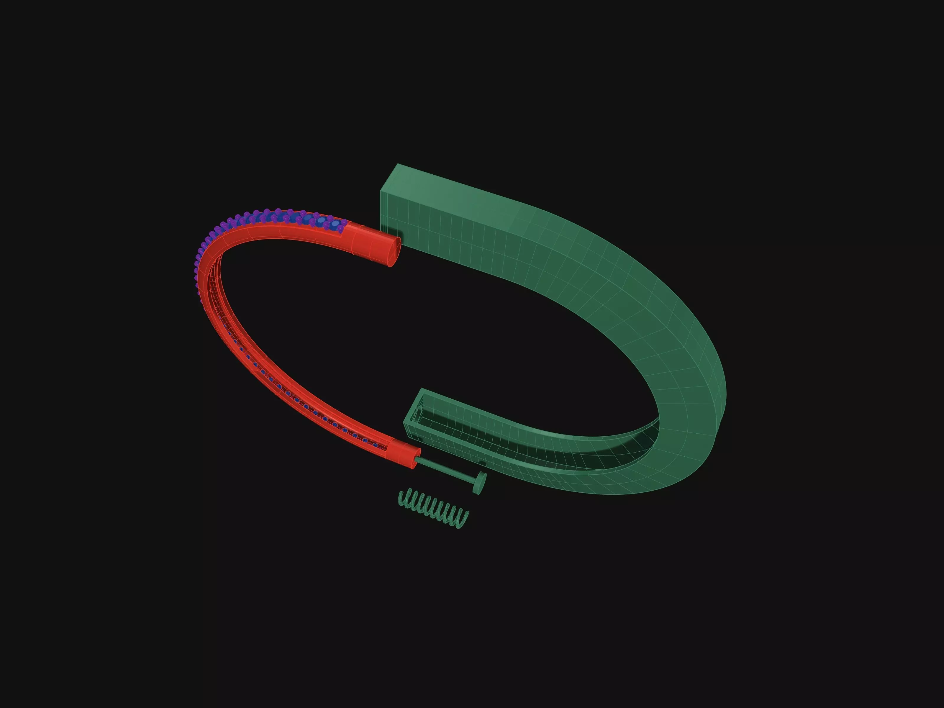 BRACELETS TIFFANY LOCK 3D print model_0