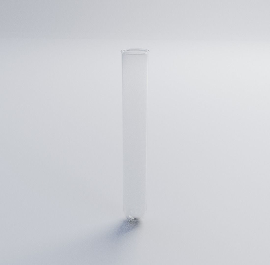 Test tube 3D model_1